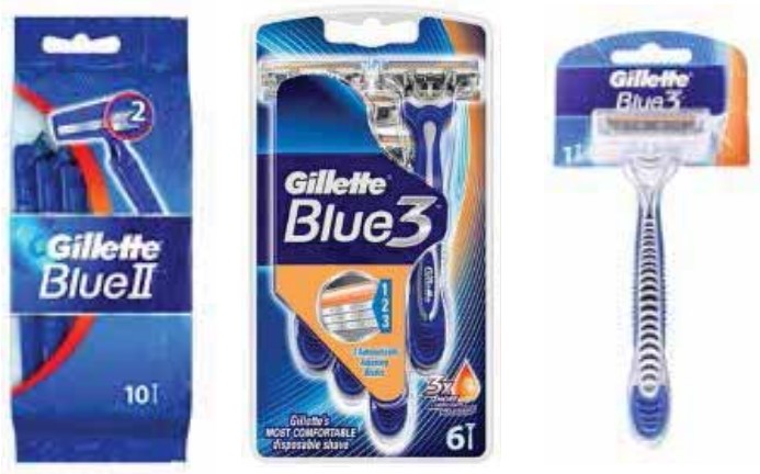 Gillette Blue II - III