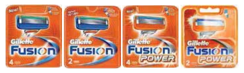 Gillette Fusion Blades